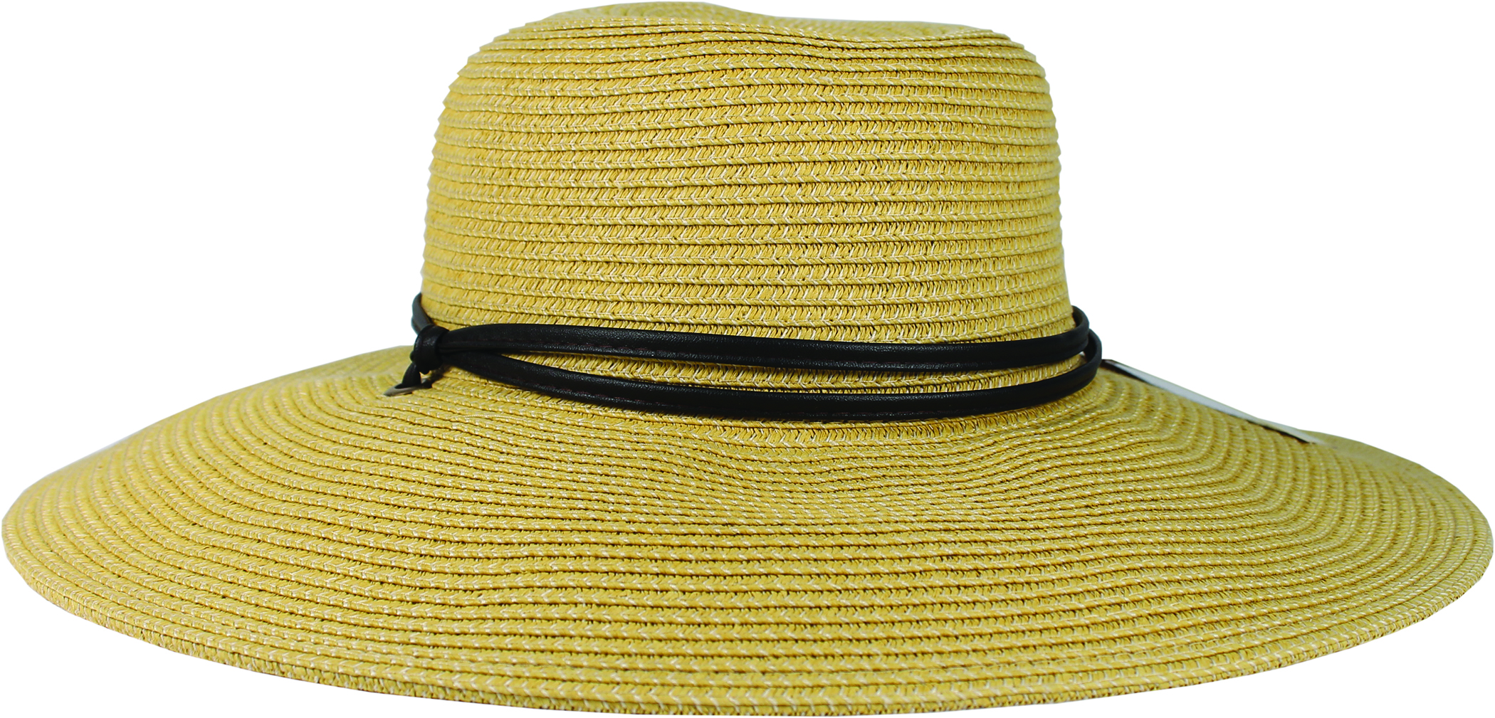 WOMENS BRAIDED WIDE BRIM HAT