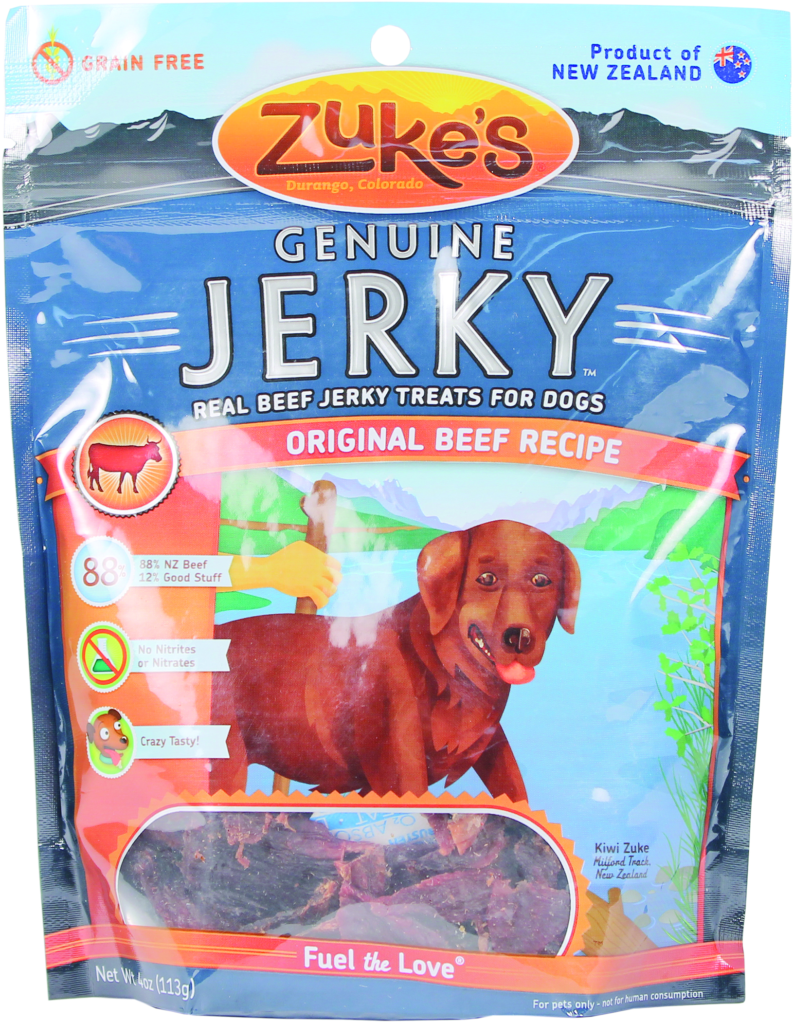 GENUINE JERKY ORIGINAL BEEF RECIPE GRAIN FREE