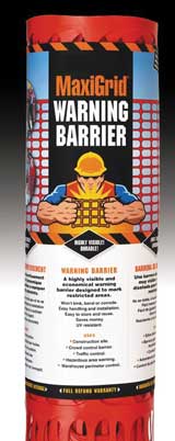 Maxigrid Warning Barrier 4' x 100'