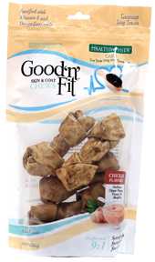 HEALTHY HIDE GOOD N FIT SKIN AND COAT DOG BONE