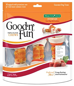 HEALTHY HIDE GOOD N FUN FLAVOR TRIPLE BONES