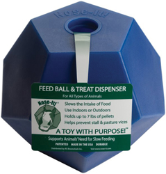 NOSE-IT! BALL FLAT SLOW FEEDER & TREAT DISPENSER