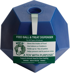 NOSE-IT! BALL FLAT SLOW FEEDER & TREAT DISPENSER