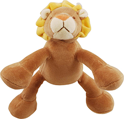 BROOKLYN DESIGN LEO LION PLUSH SQUEAKER DOG TOY