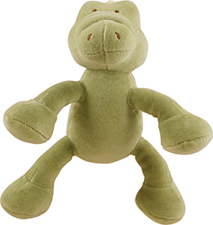 BROOKLYN DESIGN GARY ALLIGATOR PLUSH SQUEAKER TOY