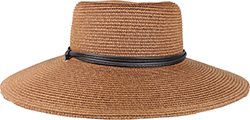 WOMENS BRAIDED WIDE BRIM HAT