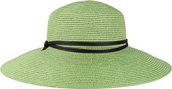 WOMENS BRAIDED WIDE BRIM HAT