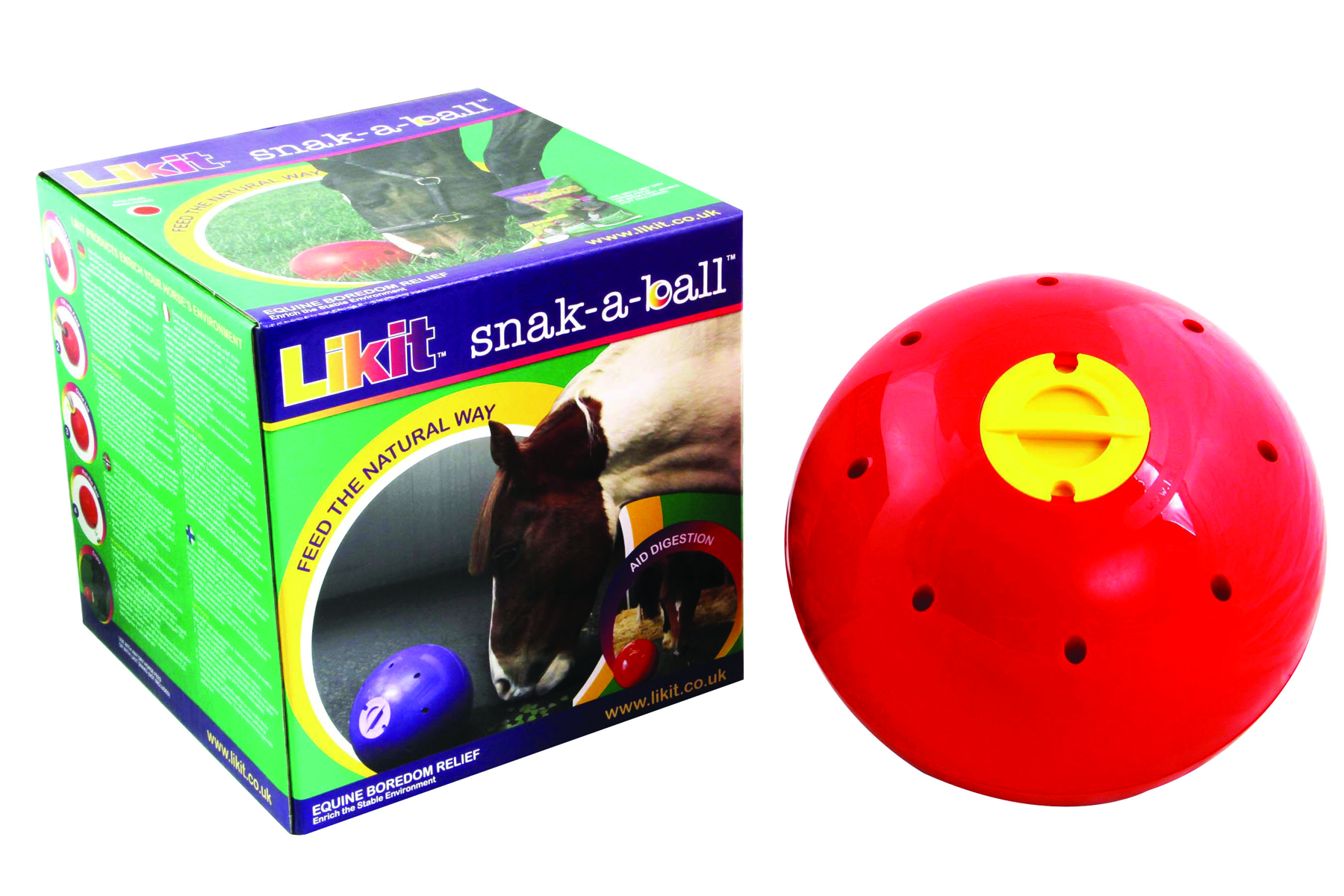 LIKIT SNAK-A-BALL EQUINE BOREDOM RELIEF