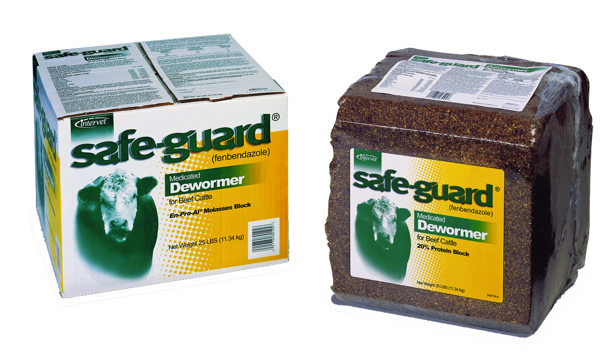 Safeguard 20% Protein Wormer Block 25 lb