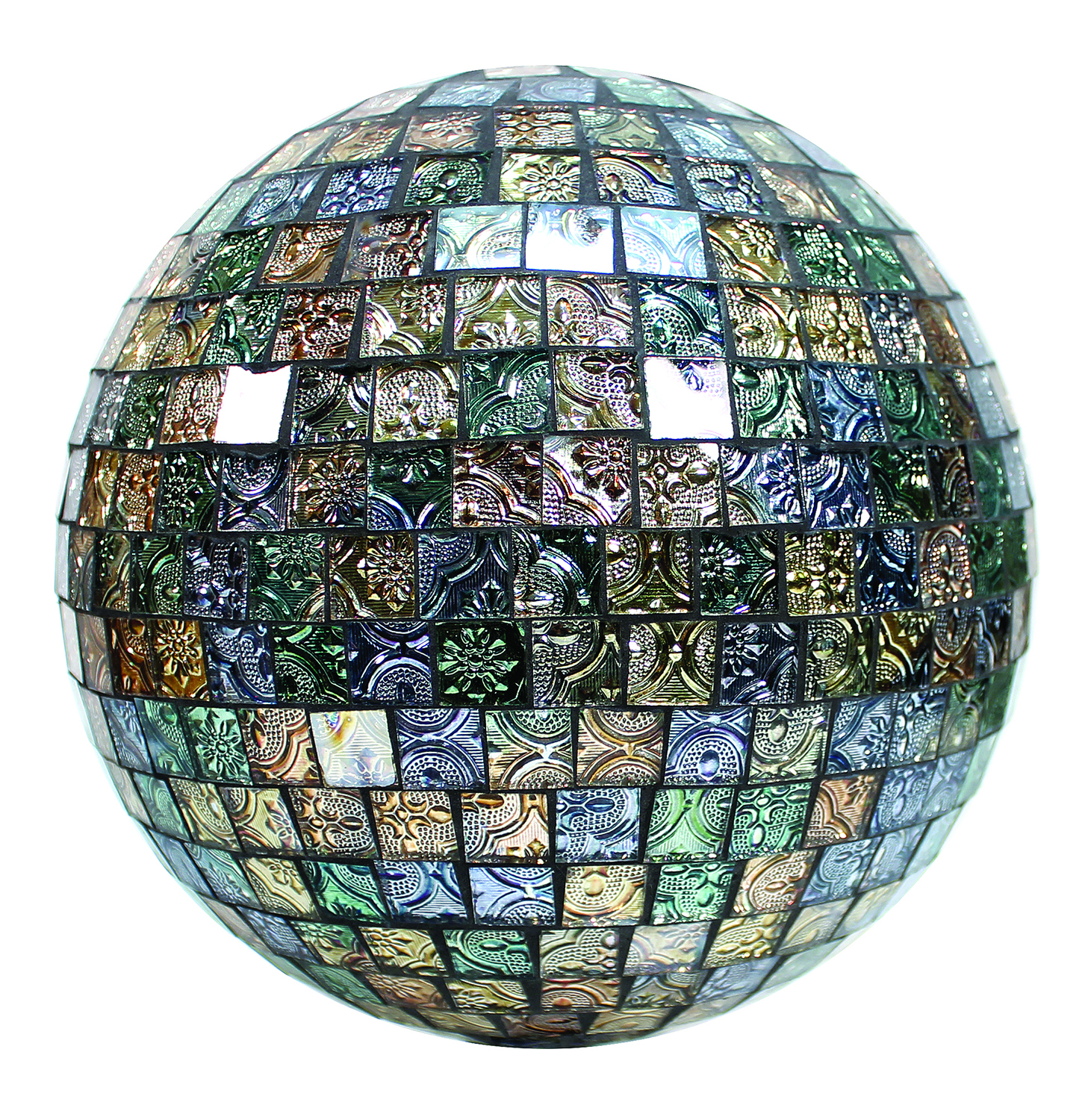 MOSAIC GLASS TILE GAZING GLOBE