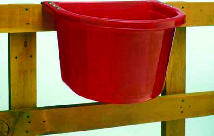 Over The Fence Feeder 20qt - Red