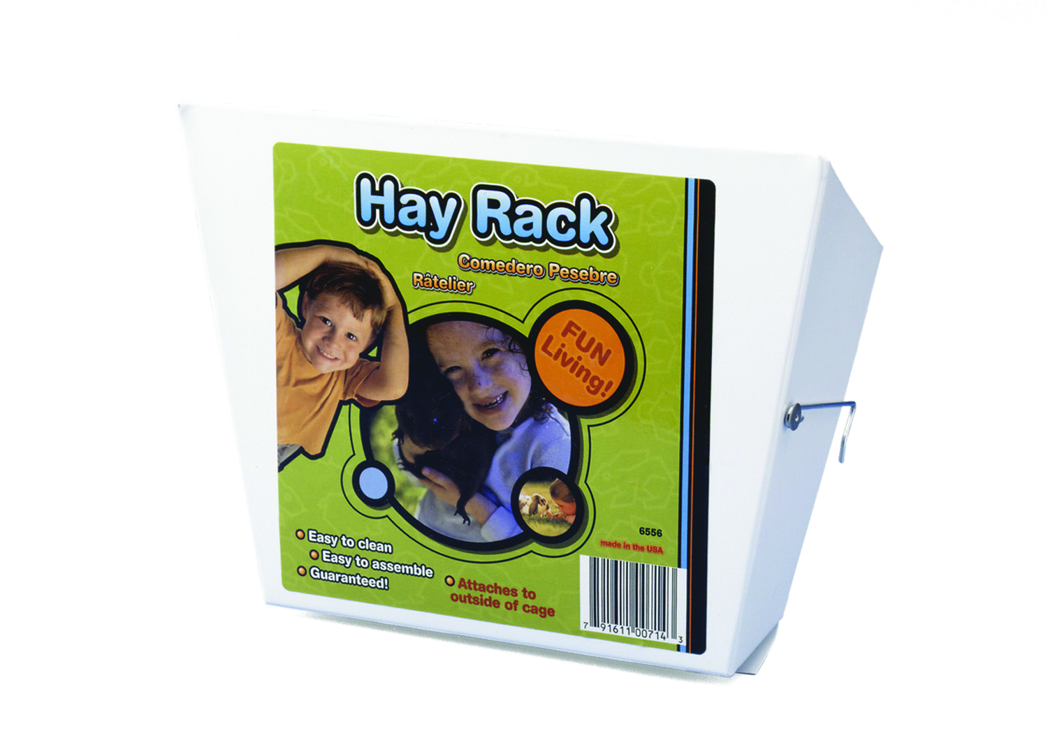 Hay Rack  White 9X4X7