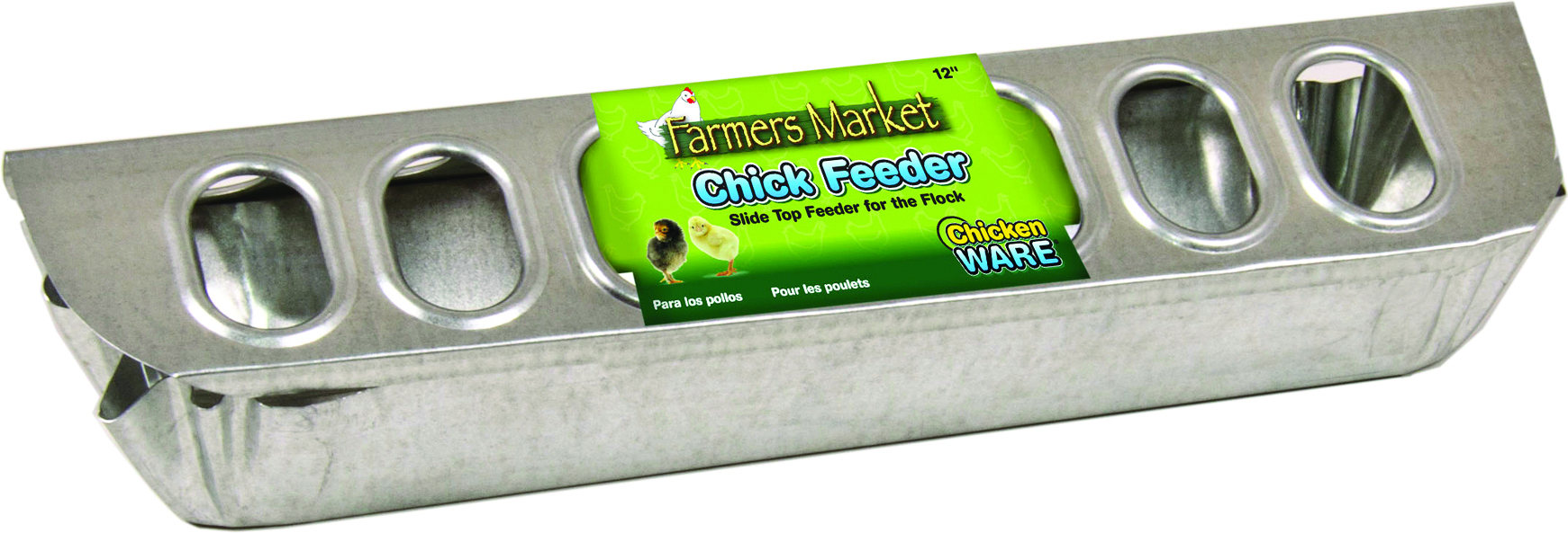 FARMERS MARKET SLIDE TOP CHICK FEEDER