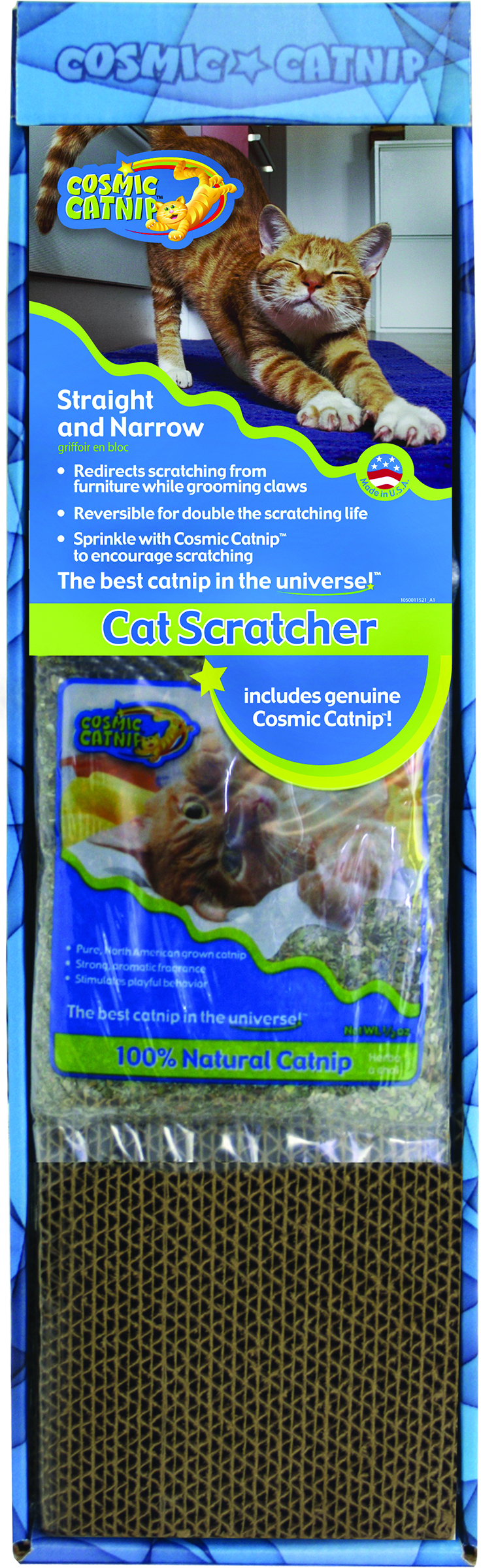 COSMIC STRAIGHT & NARROW CAT SCRATCHER