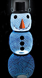 NO/NO SOLAR SNOWMAN WILD BIRD FEEDER