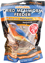 NATURAL REED FEEDER WITH MEALWORM TO GO