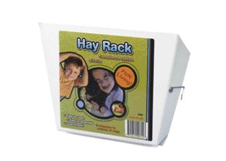 Hay Rack  White 9X4X7