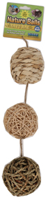 NATURE BALLS WITH BELLS FOR SMALL ANIMALS