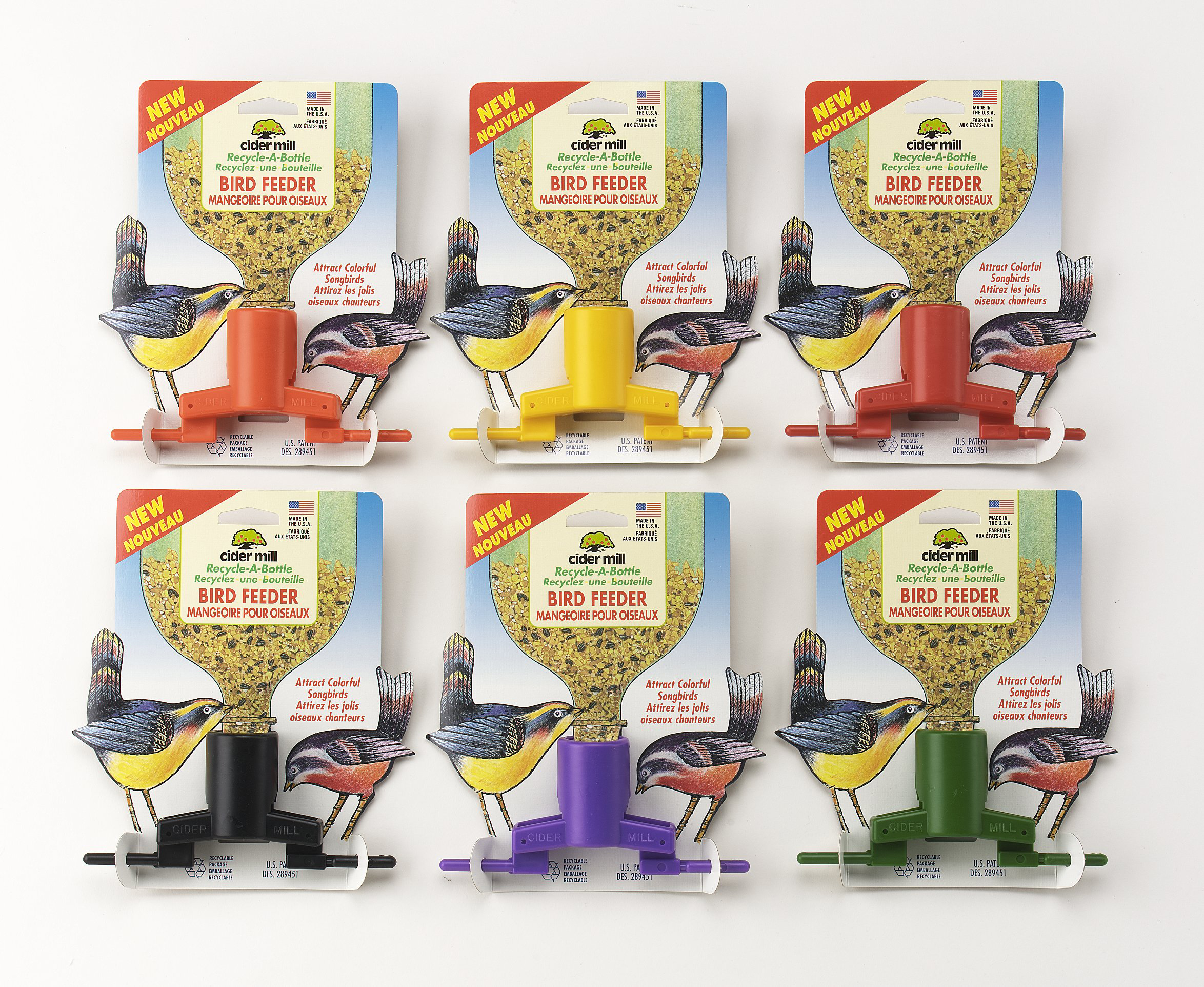 Soda Bottle Bird Feeder  - Assorted Colors