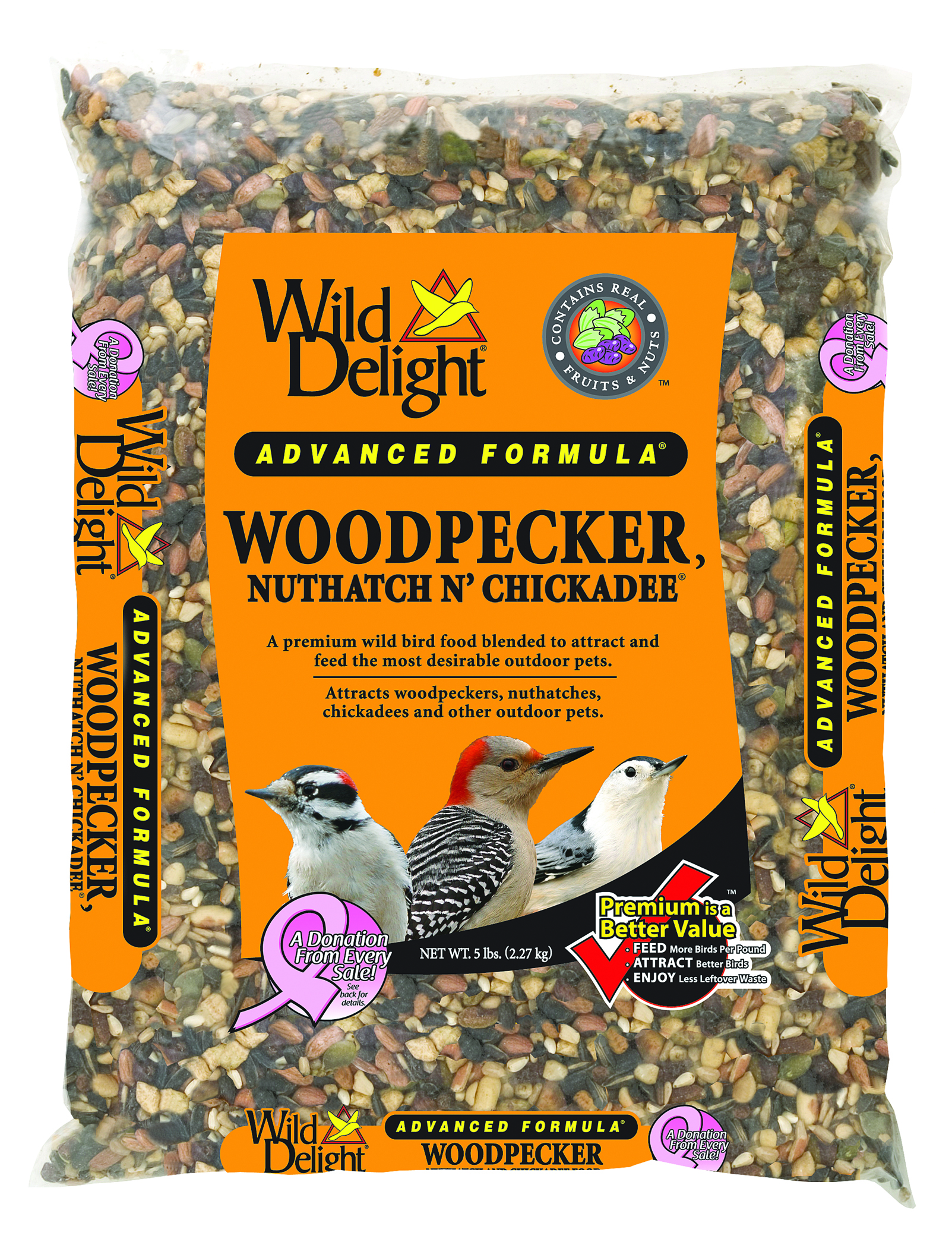 WILD DELIGHT WOODPECKER, NUTHATCH N CHICKADEE FOOD