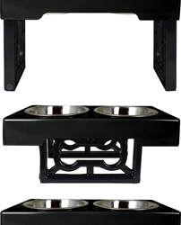 BARKING BISTRO ADJUSTABLE DOG FEEDER