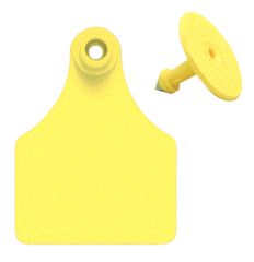 Ear Tag Large Yellow Numbered 1-25
