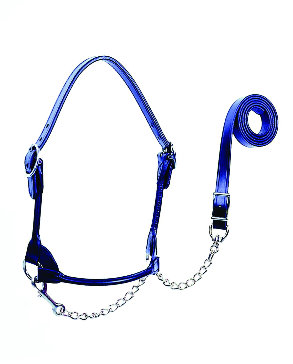 Round Nose Cow Halter Black