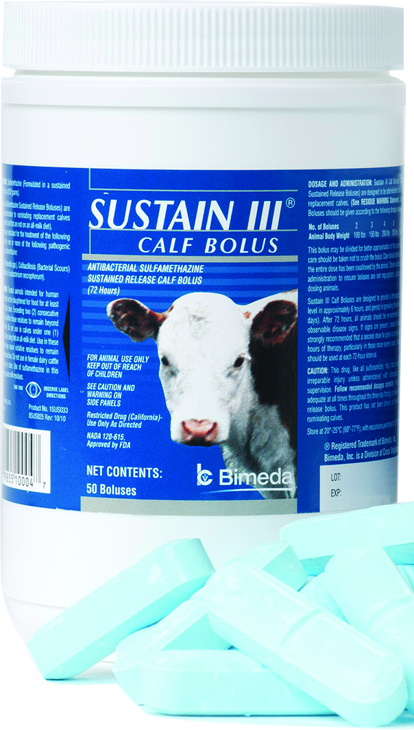 Sustain III Calf Bolus 50 tab