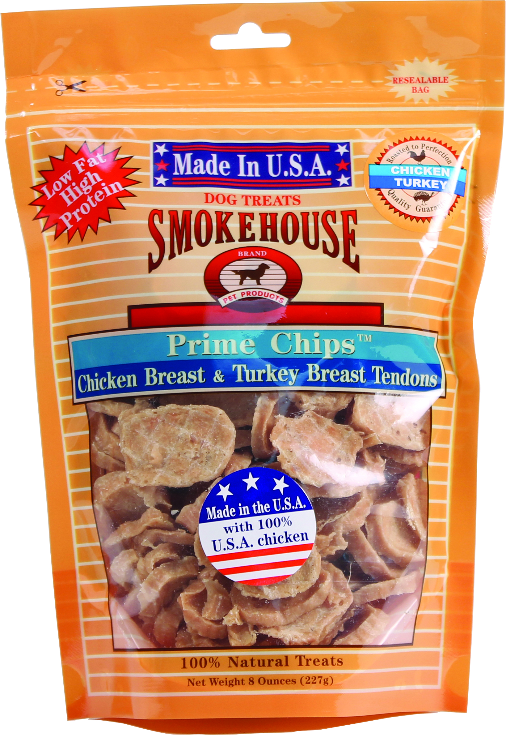 USA PRIME CHIPS DOG TREATS RESEALABLE BAG