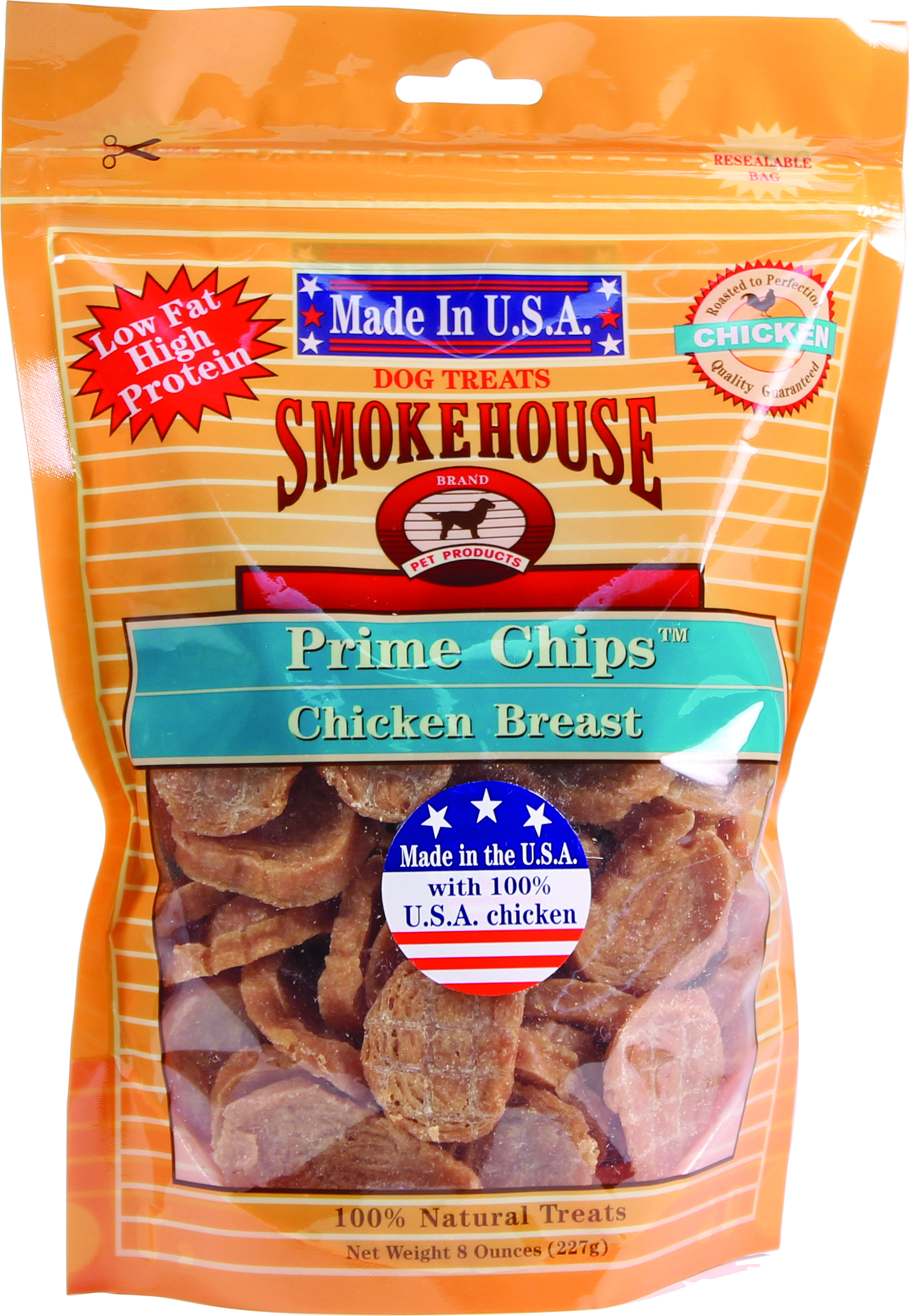 USA PRIME CHIPS DOG TREATS RESEALABLE BAG