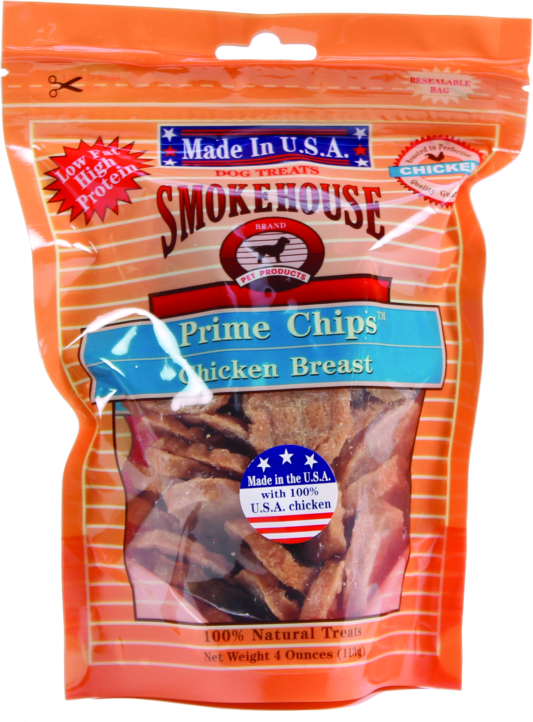 USA PRIME CHIPS DOG TREATS RESEALABLE BAG