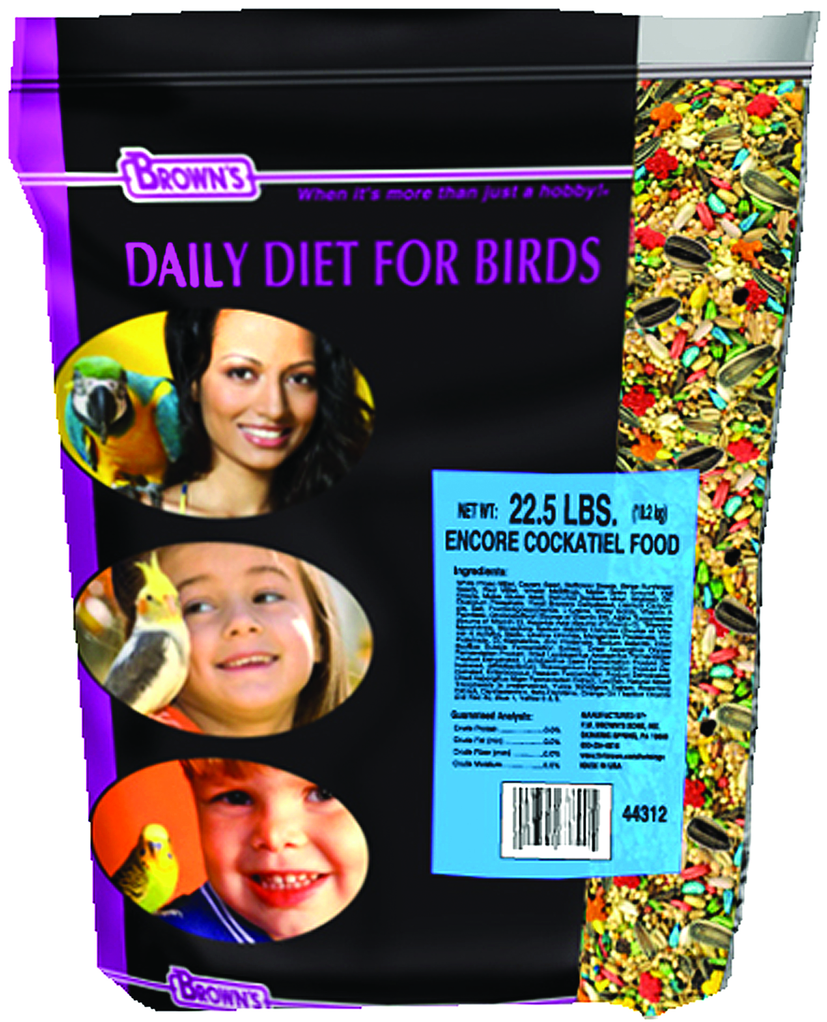 Nutrition Plus Cockatiel Food, 22.5 lb