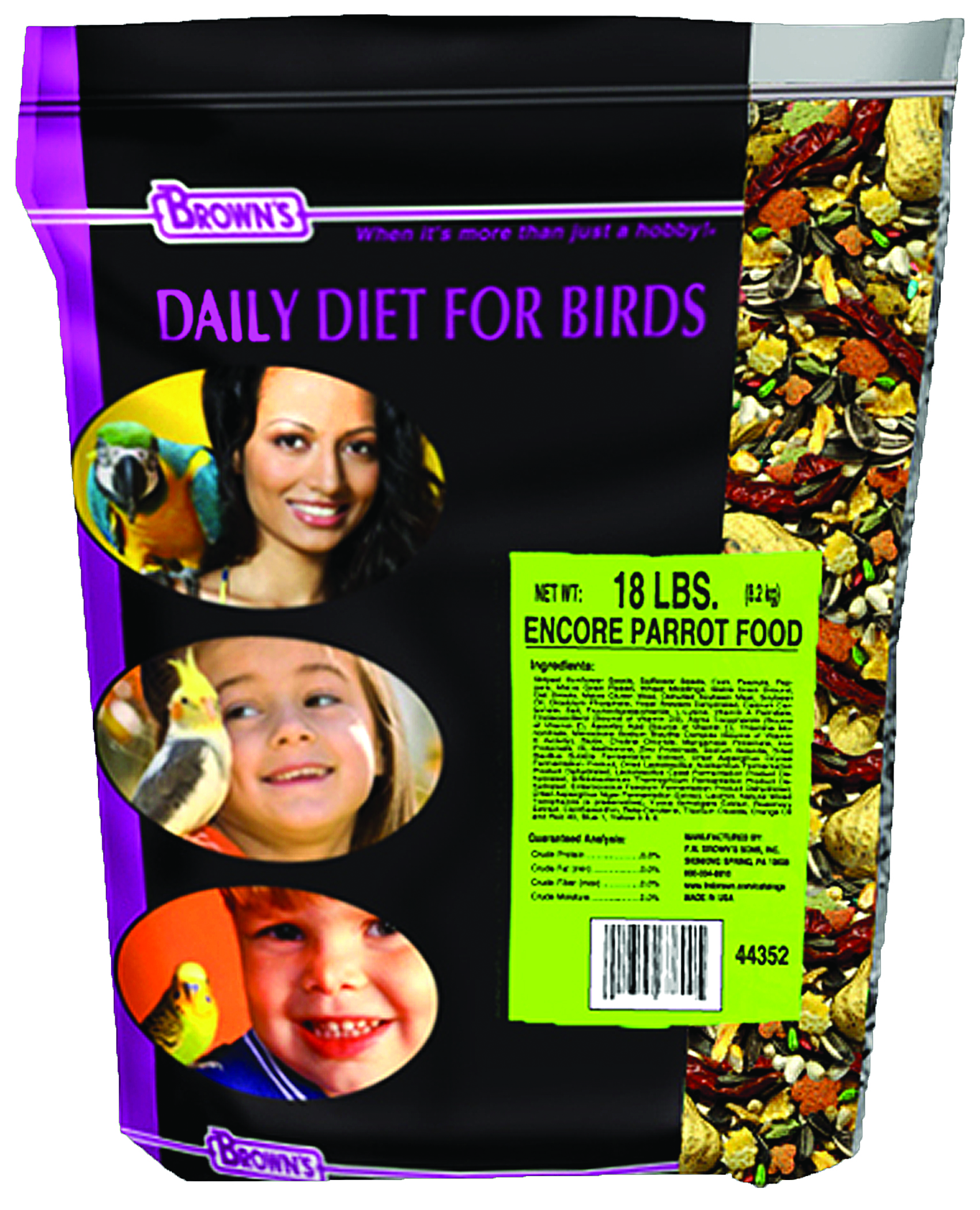 Nutrition Plus Parrot Food, 18 lb