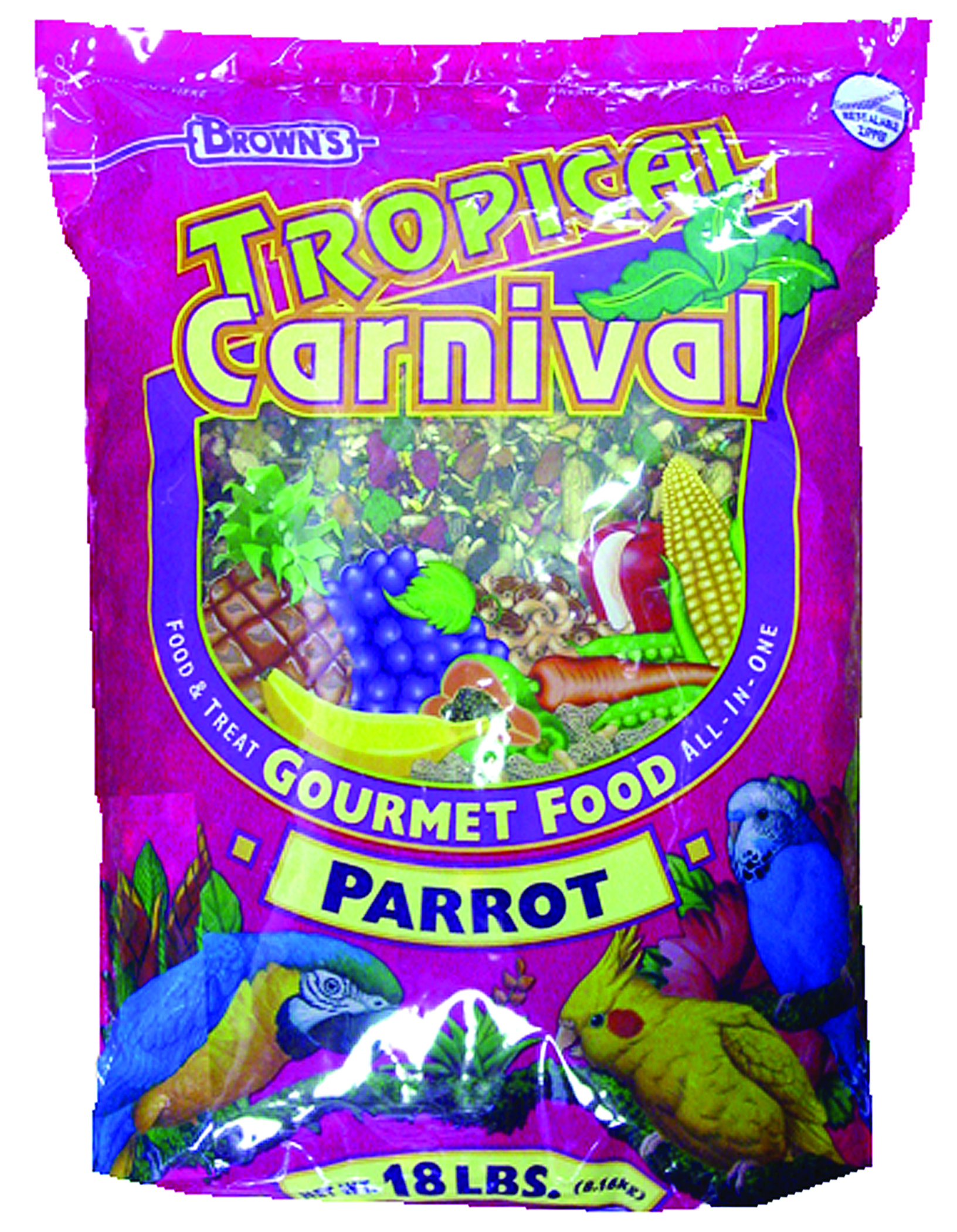 Tropical Carnival Gourmet Parrot Food, 18 lb