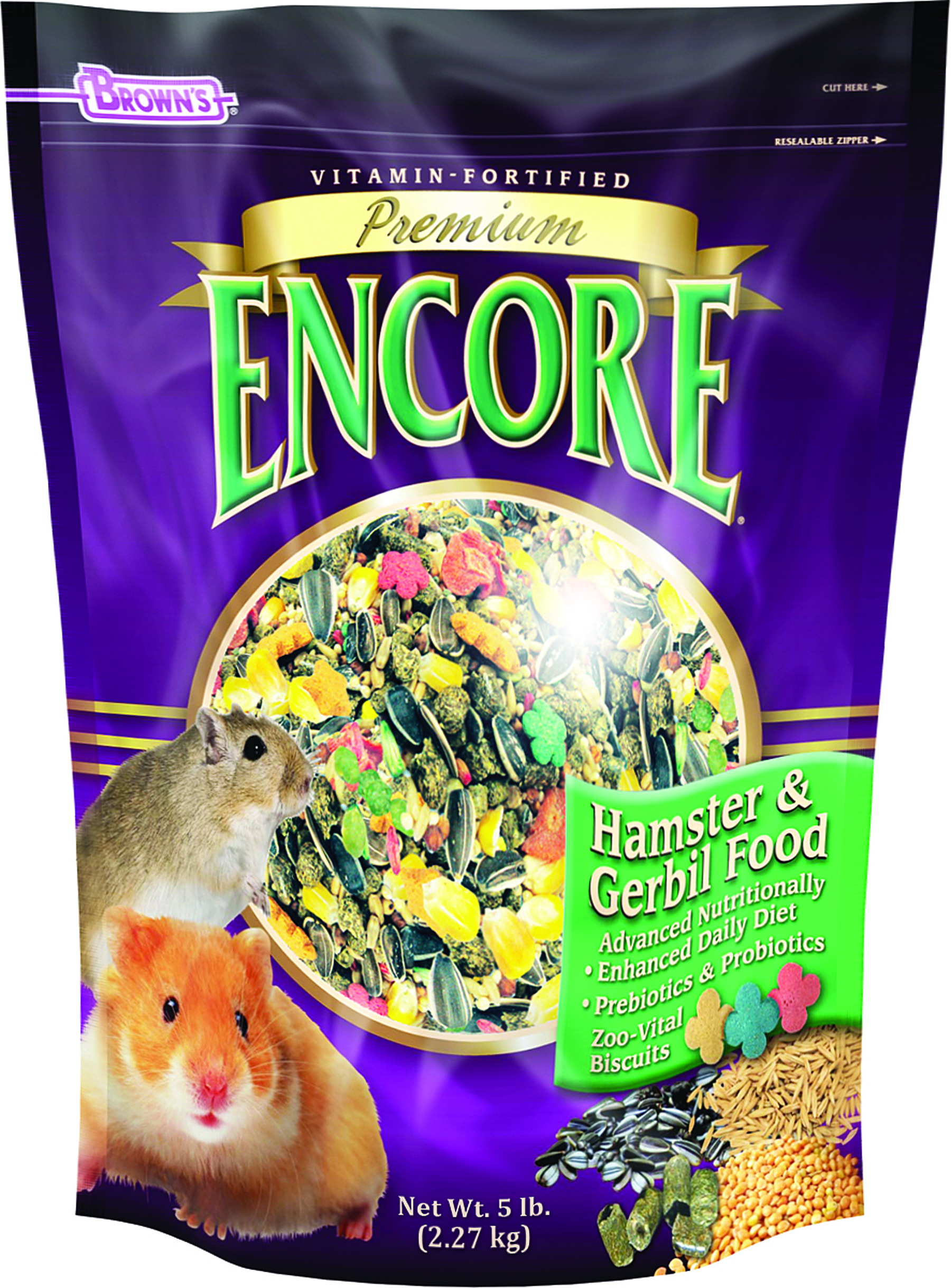 Encore Hamster/Gerbil Food - 5Lb