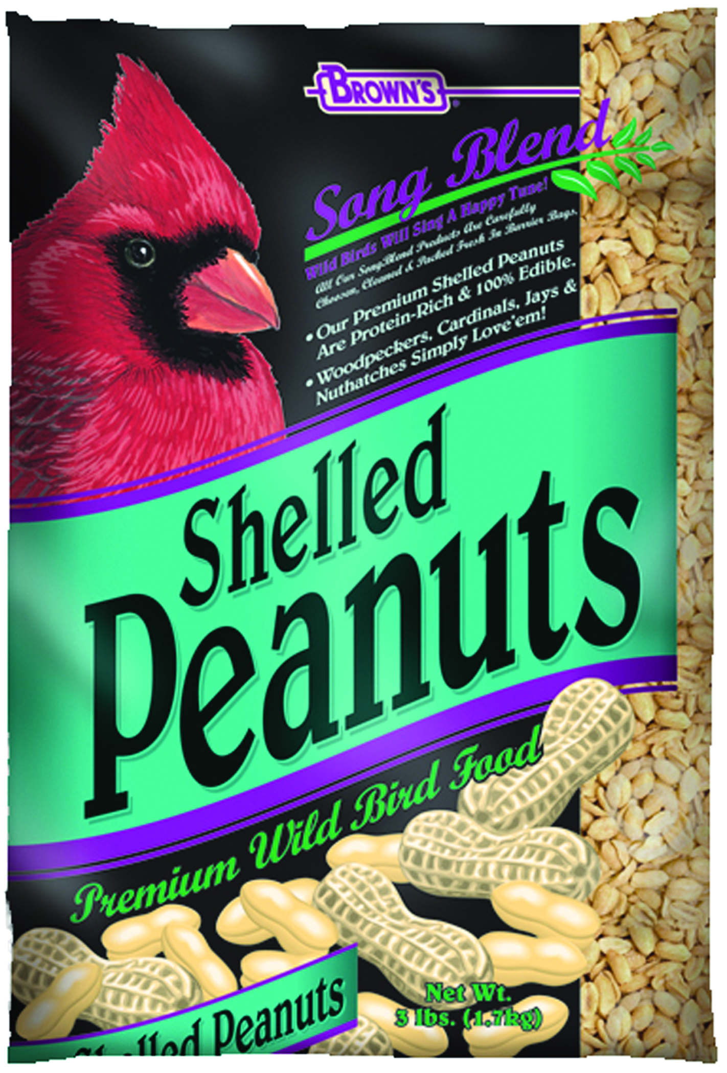 Shelled Peanuts - 3 lbs.