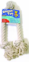 The original booda tug, x-large rope dog toy, white