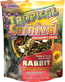 Tropical Carnival Rabbit Food - 3 Lb