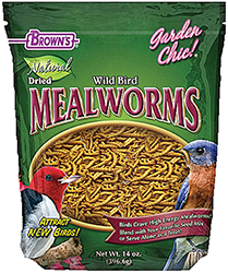 NATURAL WILD BIRD FOOD DRIED MEALWORMS