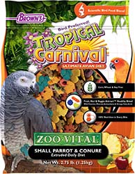 TROPICAL CARNIVAL ZOO-VITAL SMALL PARROT & CONURE