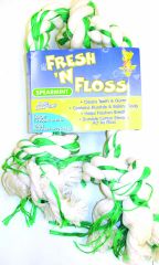 Fresh-N-Floss spearmint booda tug, large rope dog toy