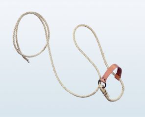 Rope Halter with Leather Nose