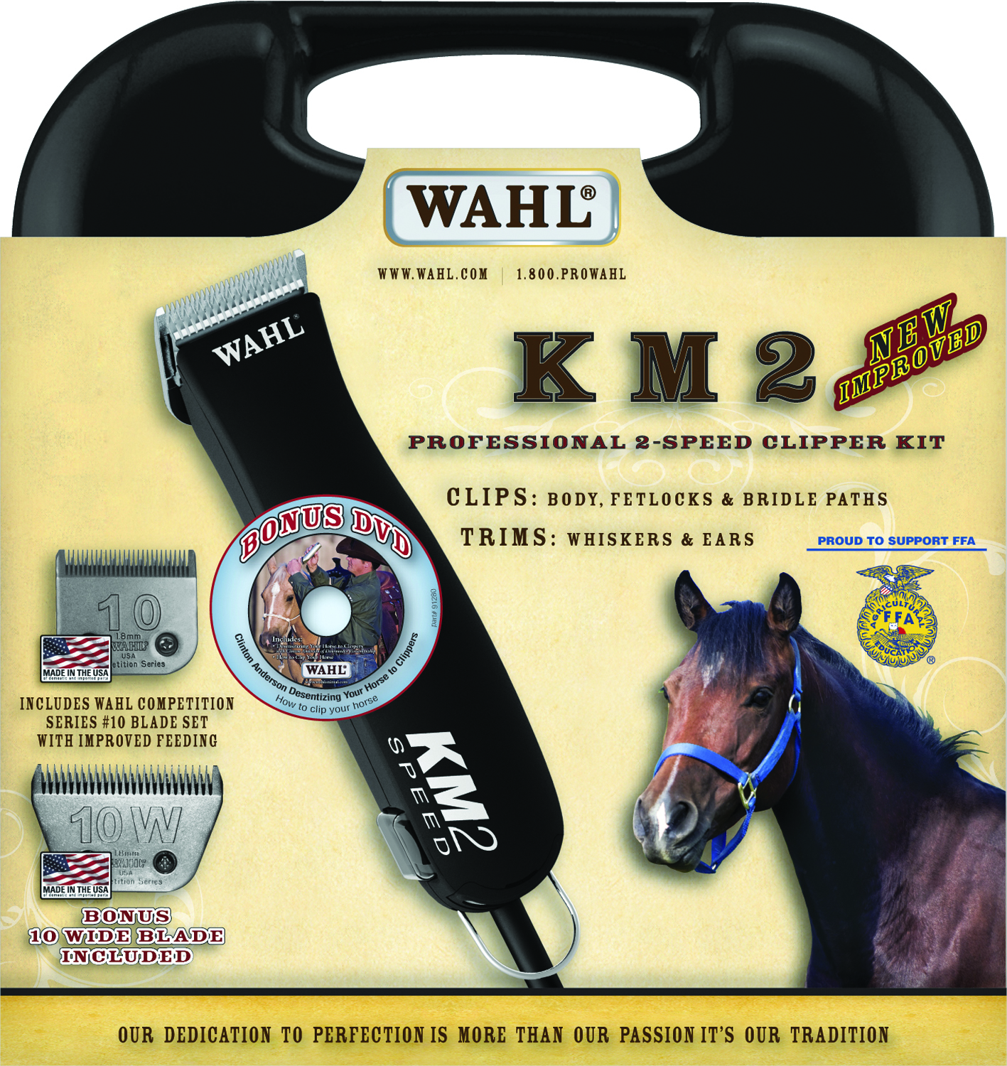 WAHL KM2 CLIPPER W 2 BLADES