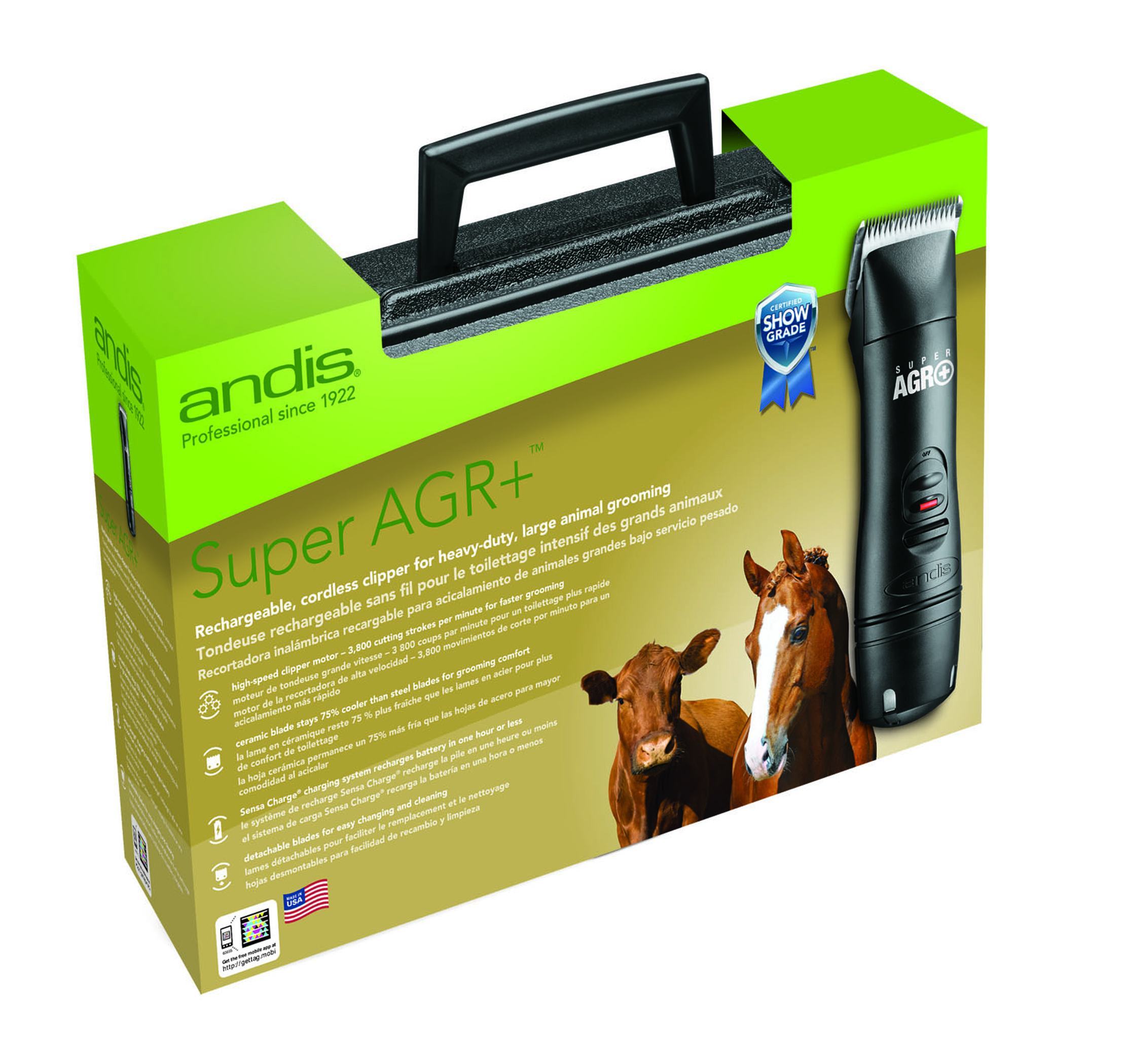 SUPER AGR+ RECHARGE HORSE CLIPPER