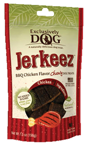 EXCLUSIVELY DOG JERKEEZ CHEWY DOG TREATS