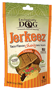 EXCLUSIVELY DOG JERKEEZ CHEWY DOG TREATS