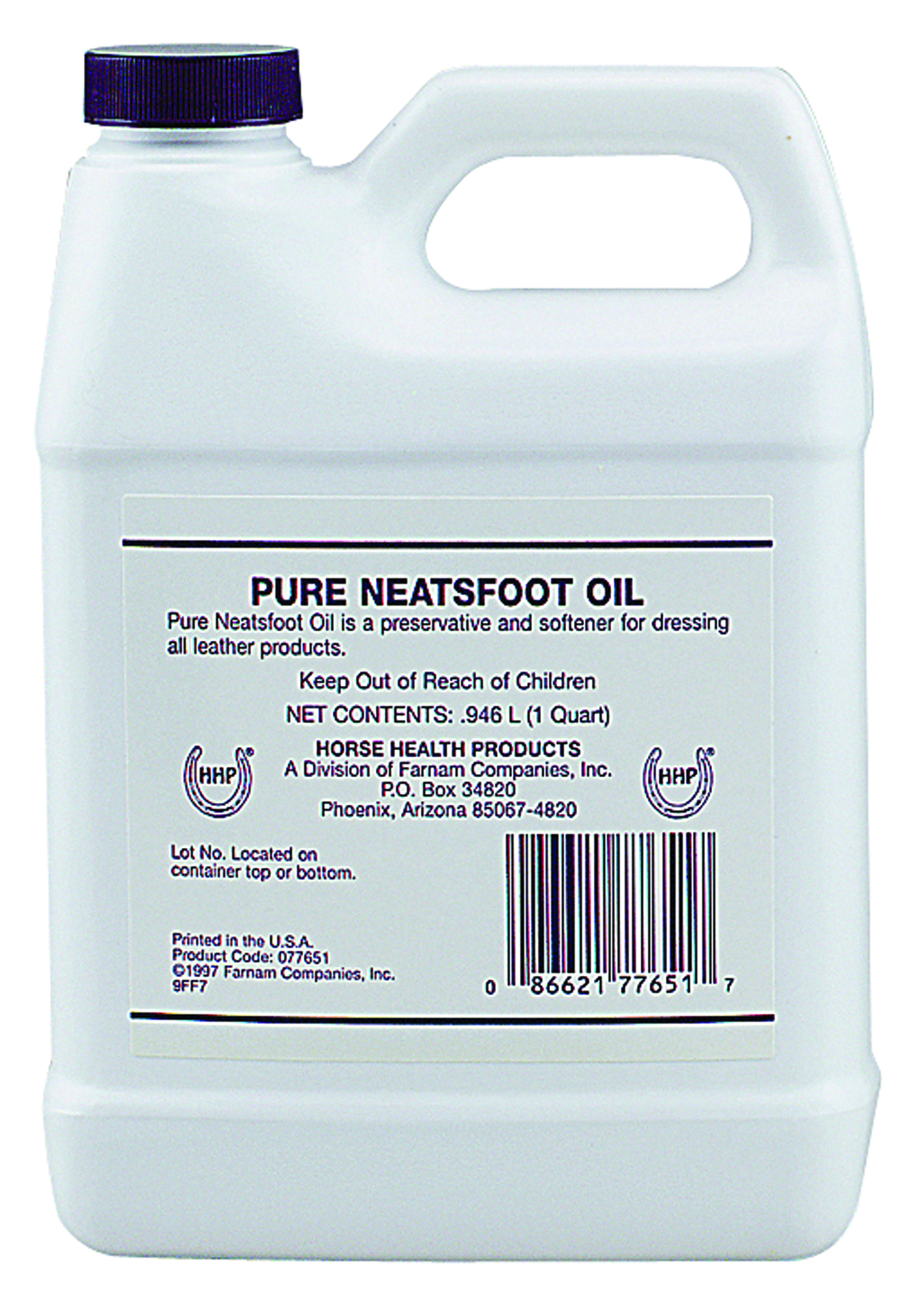 Neatsfoot Oil Pure - 1qt