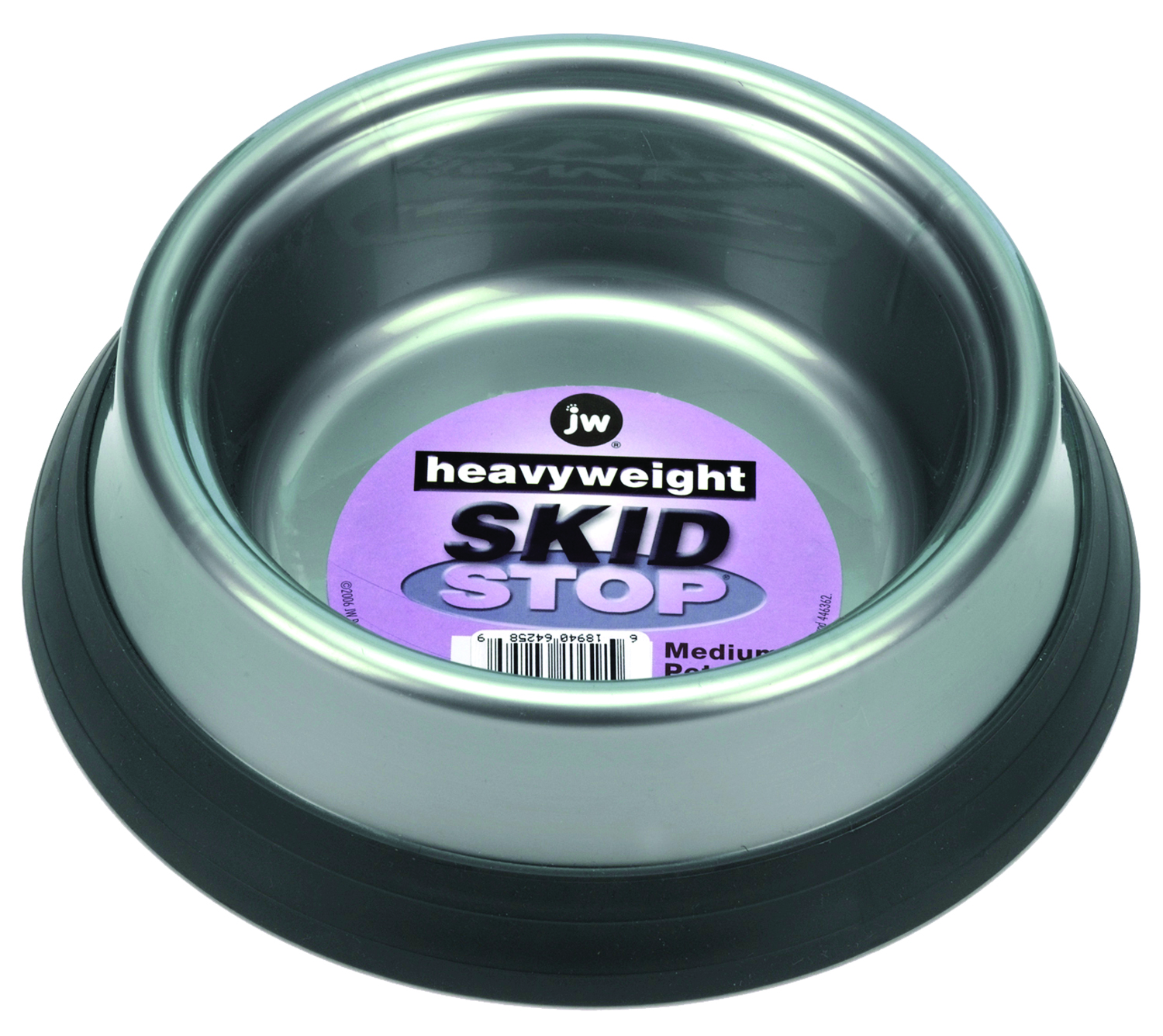 Heavy "No Skid" Plastic Dog Bowl - Medium