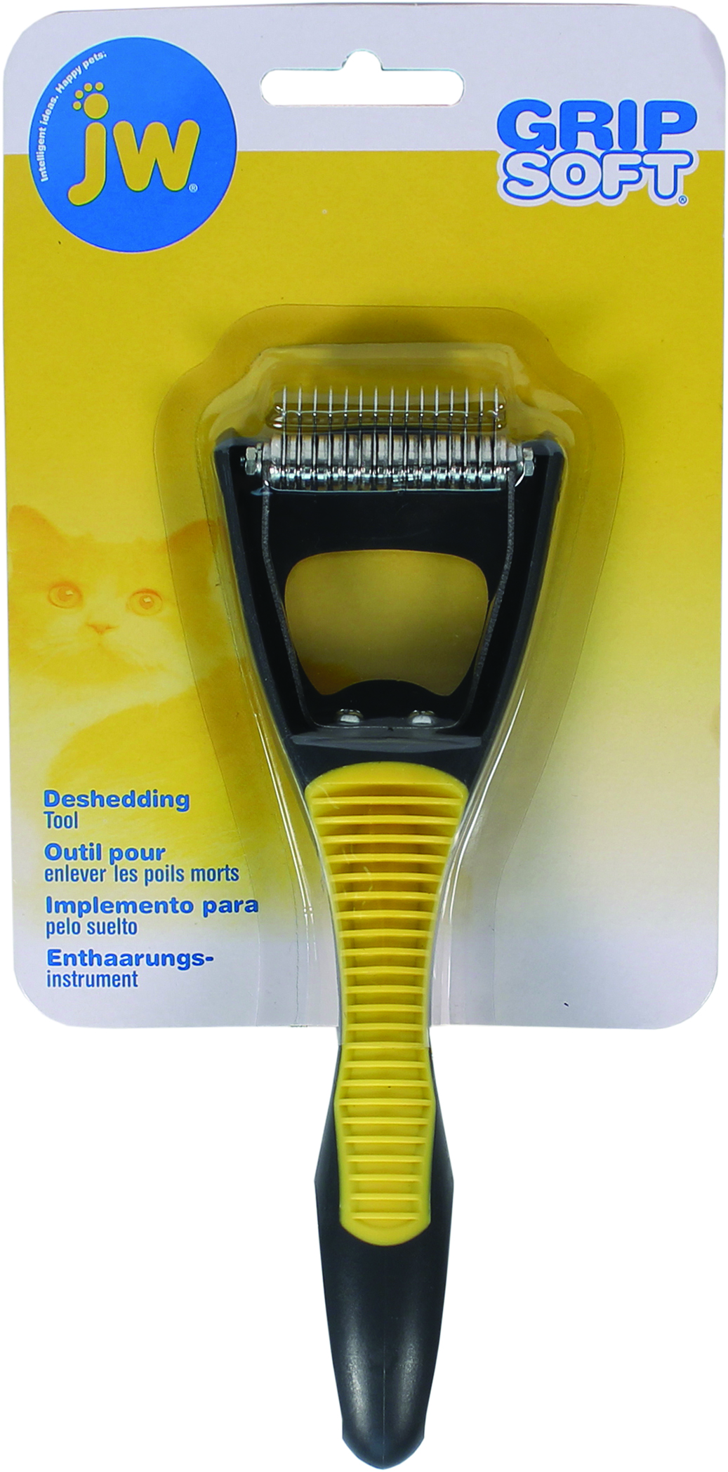 GRIP SOFT CAT DESHEDDING TOOL