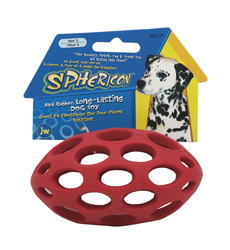 The sphericon 5 in colorful dog toy